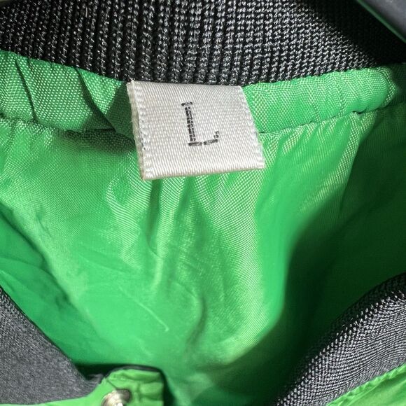 Boston Celtics Jacket L Green Black 2 Tone Limited Button Up NBA Basketball - Picture 10 of 11